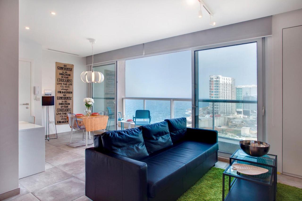 Modern Seaview Apartment In A Prime Location Sliema Exterior foto