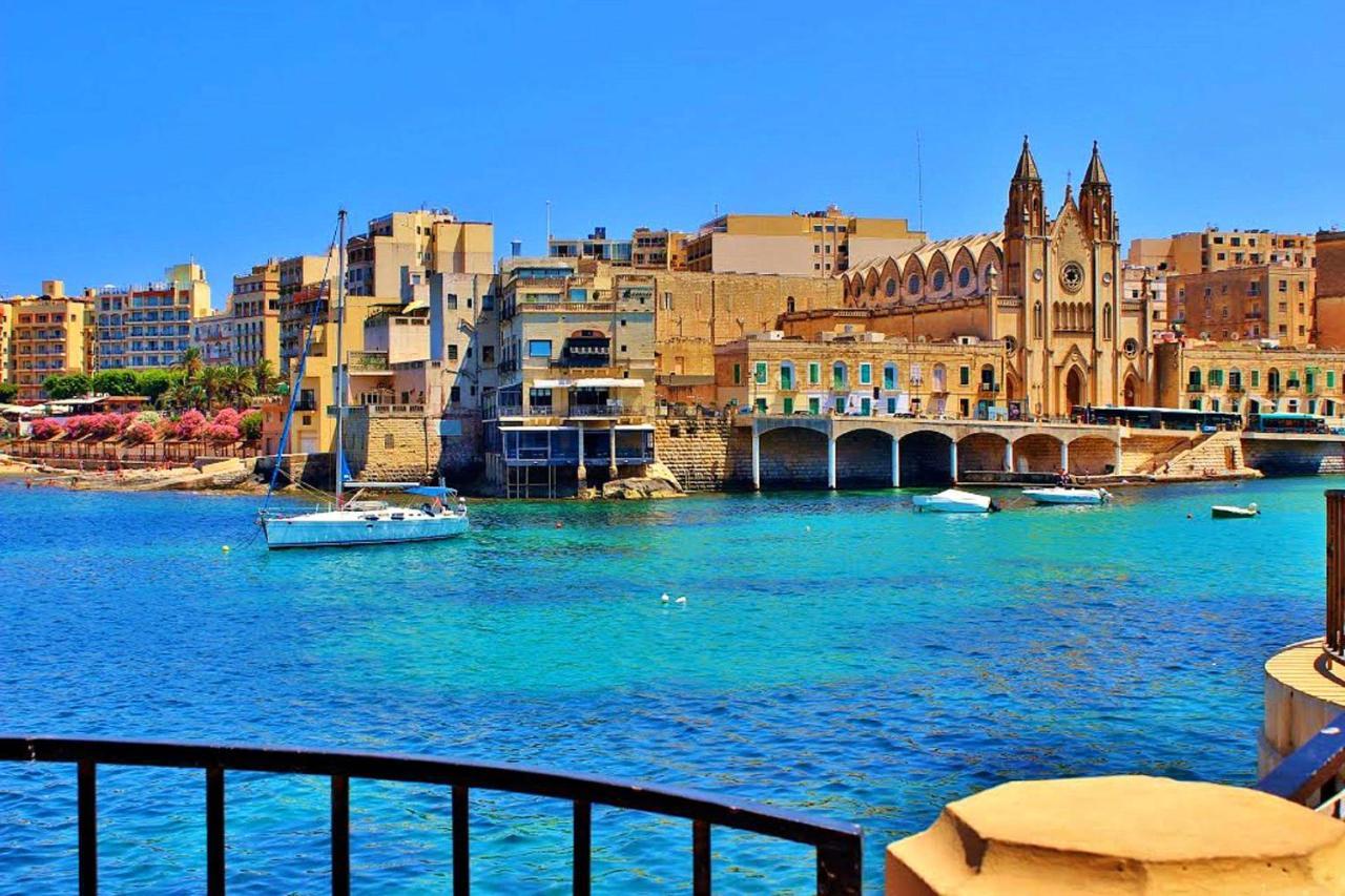 Modern Seaview Apartment In A Prime Location Sliema Exterior foto